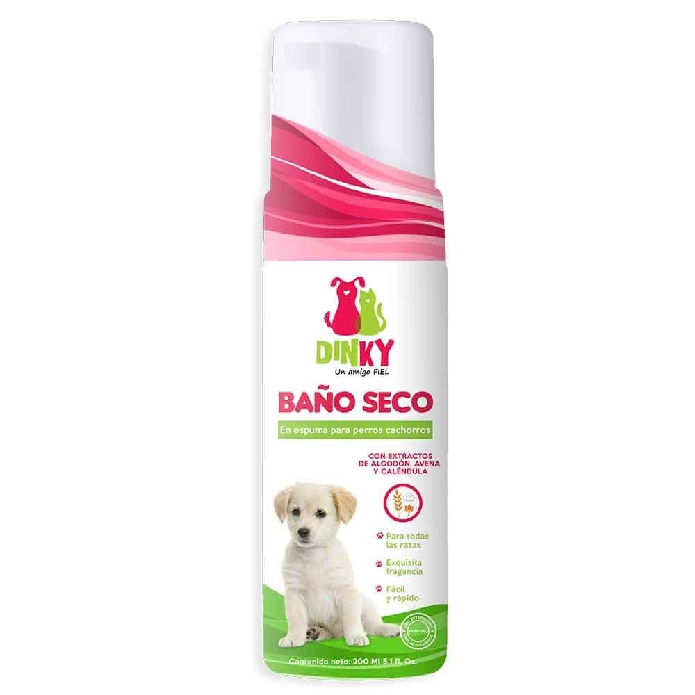 Baño Espuma Seco Dinky Perros Cachorros - puppiscolombia Mobile