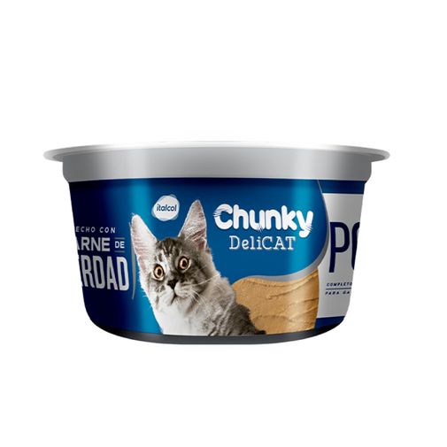 Alimento-humedo-para-gato-Chunky-Delicat-Pollo