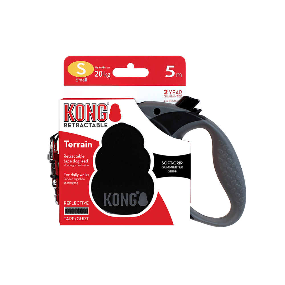 CORREA KONG C RETRACTIL TERRAIN NEGRA S 20 KG KONG x 1