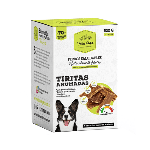 snack-para-perro-three-pets-tiritas-ahumadas