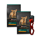 combo-pro-plan-alimento-perro-puppy-small-breed-gratis-lazo-para-perro-knot-doble-elastico