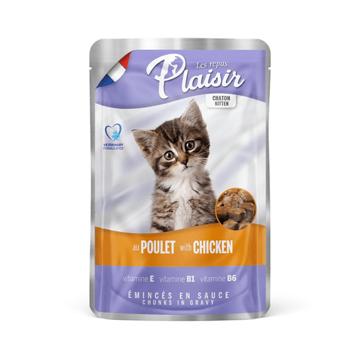 alimento-humedo-kitten-plaisir-pouch-trozos-de-pollo-en-salsa