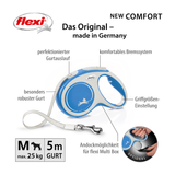correa-para-perro-flexi-new-comfort-cinta-azul