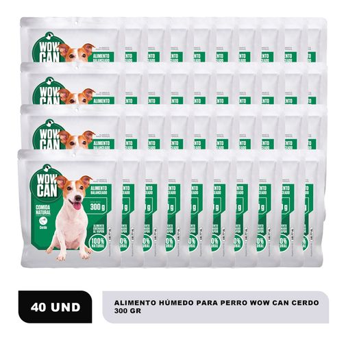 Pack-Alimento-Humedo-Para-Perro-Wow-Can-Cerdo-X-40UN