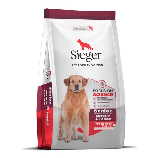 Alimento para Perro Sieger Senior +7 Razas Medianas y Grandes 3 kg