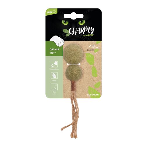 Charmy Juguete Catnip Muñeco Nieve Gato M-pets 17 x 4 x 4 cm