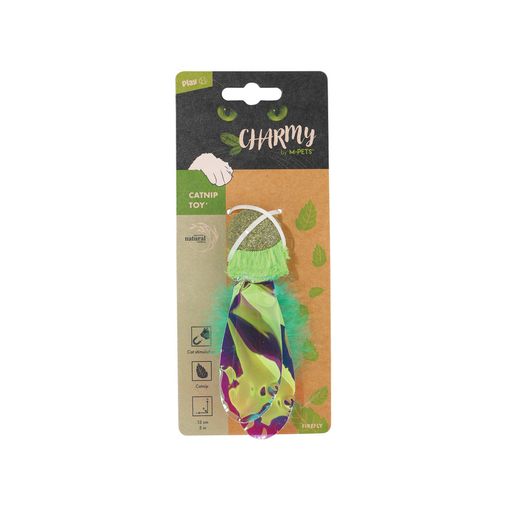 Charmy Juguete Catnip Luciérnaga Gato M-pets 13 x 4 x 3 cm
