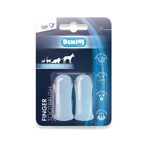 Cepillo Dedo Dental Perro M-pets 2 u