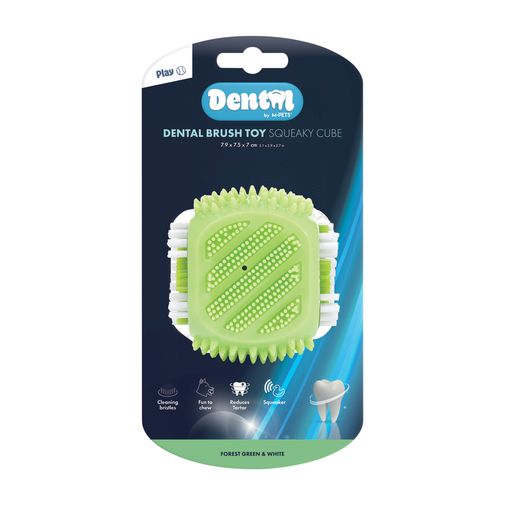 Dental Cubo Con Sonido Perro M-pets 7,9 × 7,5 × 7,0 cm