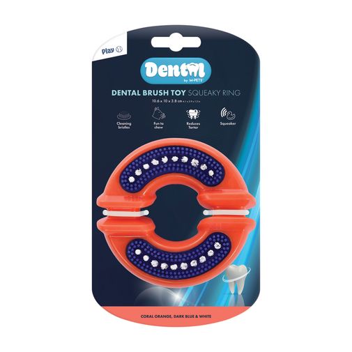Dental Aro Con Sonido Perro M-pets 10,6 × 10,0 × 3,8 cm