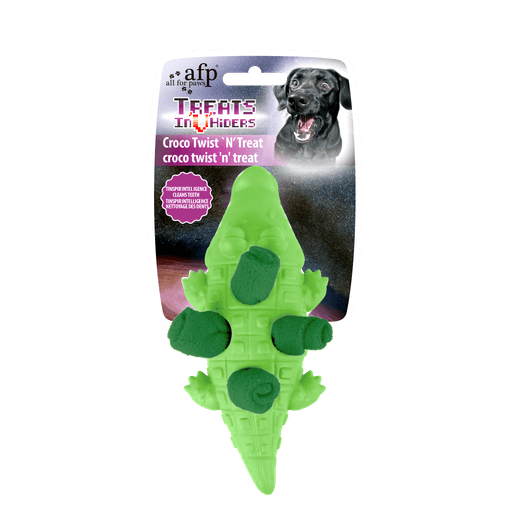 Cocodrilo Twist Treat Perro AFP Treat Hider 36 × 18 × 5.5 cm
