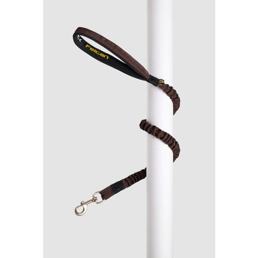 Correa Anti Shock Café Felcan para perro L-XL