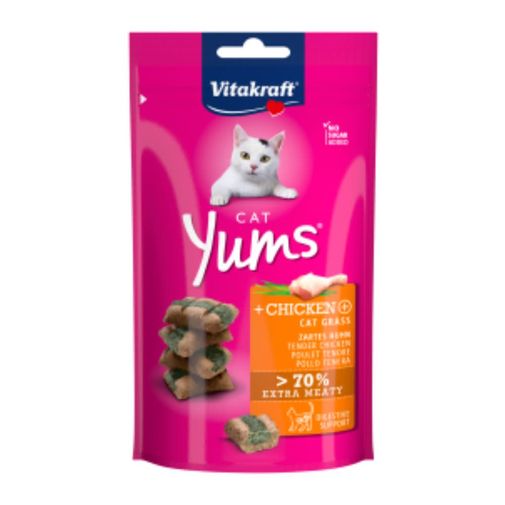 Snack Cat Yums Chicken & Cat Grass Vitakraft 40 g