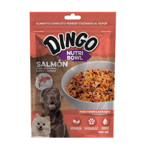 Alimento Nutri Bowl Wf Salmón para perro Dingo 400 g