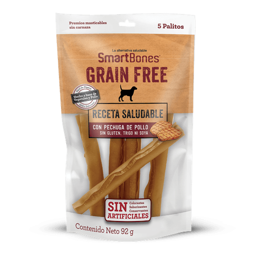 Snack Smartsticks Grain Free para perro Smartbones 5 u