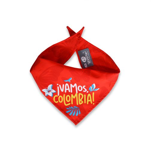 Pañoleta Vamos Colombia Roja para Mascotas WAWAW S