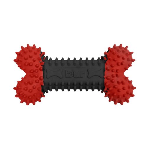 Juguete Hueso Rojo y Negro para Perro DUR Único