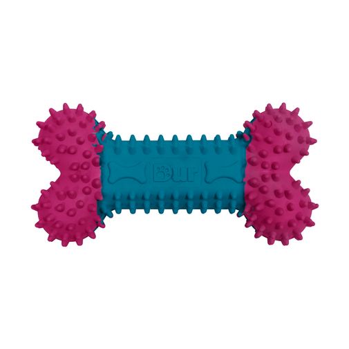 Juguete Hueso Fucsia y Azul para Perro DUR Único