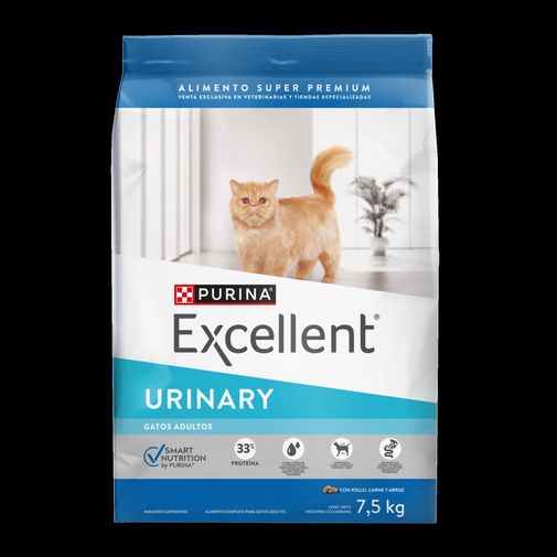 Alimento Urinary para Gato Excellent 7,5 kg