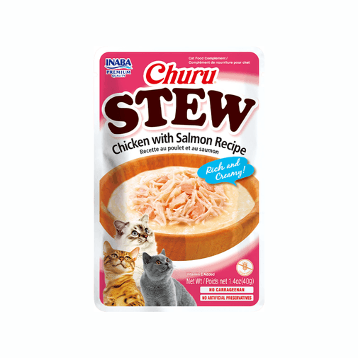 Snack Churu Stew Pollo y Salmón para Gato 40 g