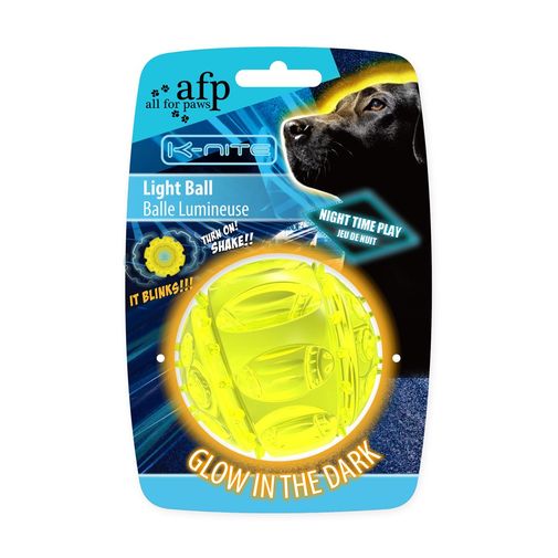 Pelota con luz K-Nite para perro AFP Único