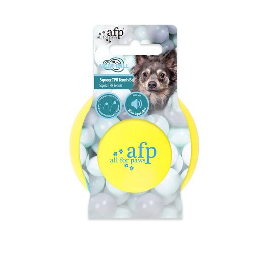 Pelota de tenis Squeeze TPR Meta Ball para perro AFP Único